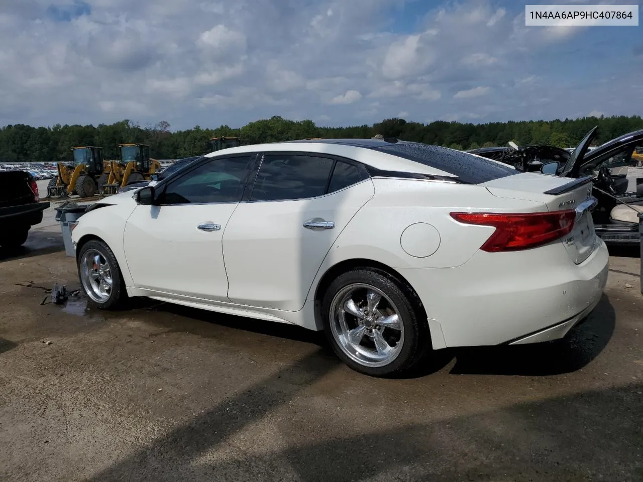 2017 Nissan Maxima 3.5S VIN: 1N4AA6AP9HC407864 Lot: 72854114