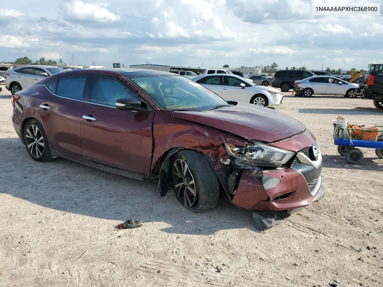 2017 Nissan Maxima 3.5S VIN: 1N4AA6APXHC368900 Lot: 72899114