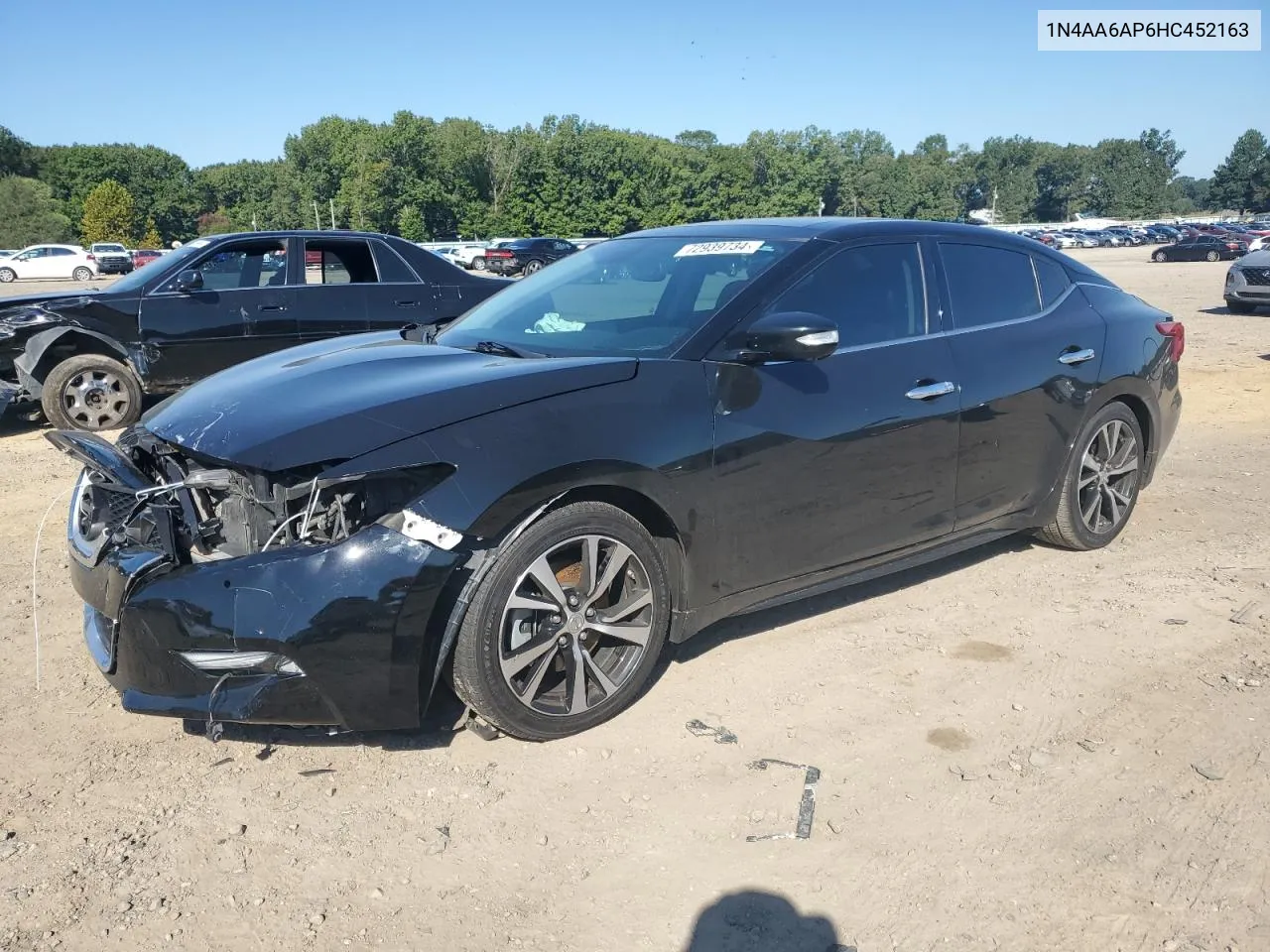 2017 Nissan Maxima 3.5S VIN: 1N4AA6AP6HC452163 Lot: 72939734