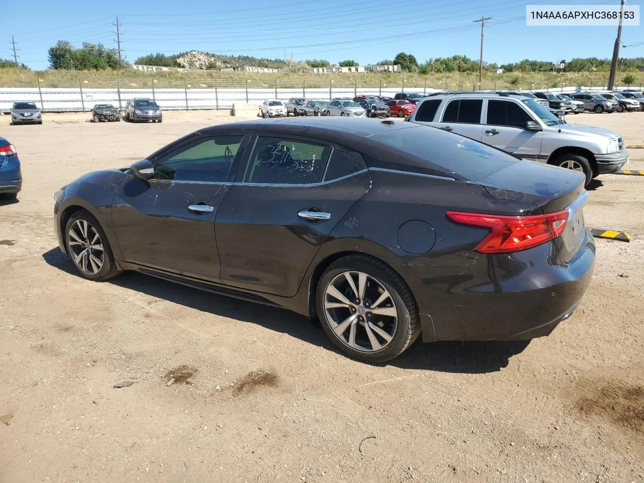 2017 Nissan Maxima 3.5S VIN: 1N4AA6APXHC368153 Lot: 73197214