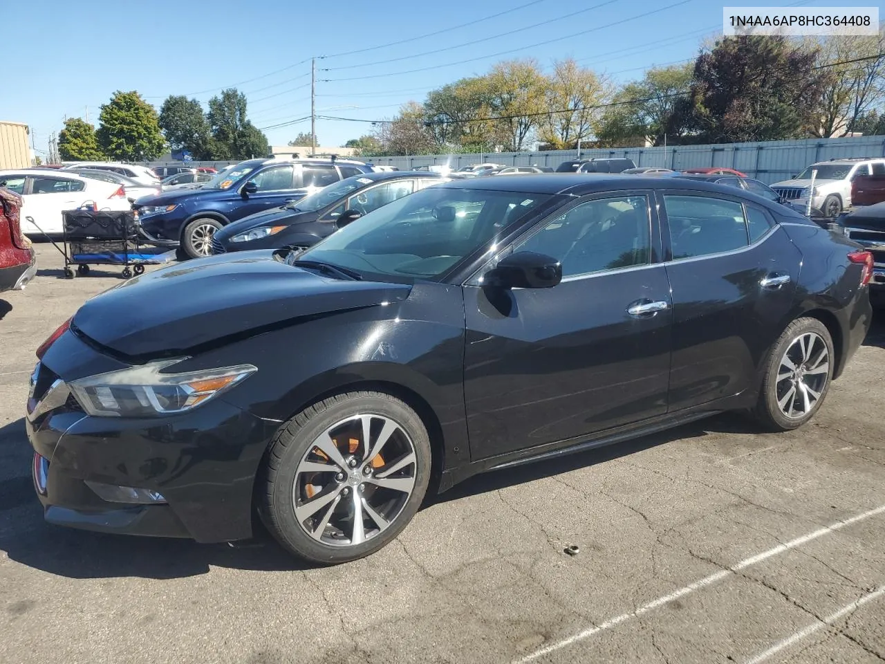 2017 Nissan Maxima 3.5S VIN: 1N4AA6AP8HC364408 Lot: 73275914