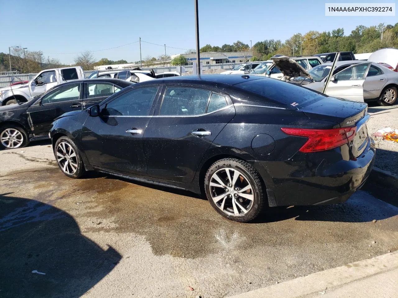 2017 Nissan Maxima 3.5S VIN: 1N4AA6APXHC392274 Lot: 73423234