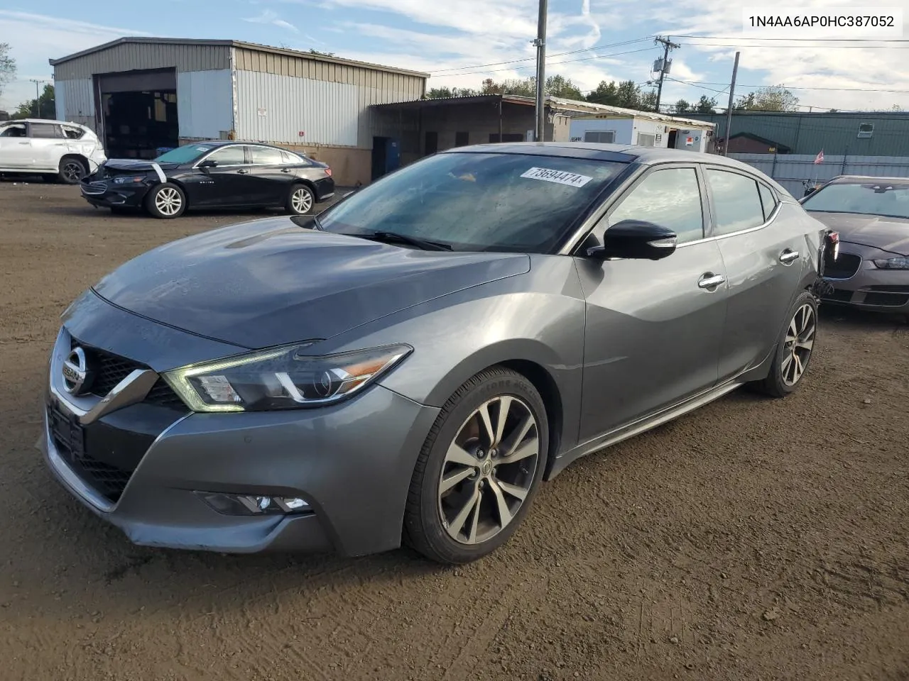 2017 Nissan Maxima 3.5S VIN: 1N4AA6AP0HC387052 Lot: 73694474