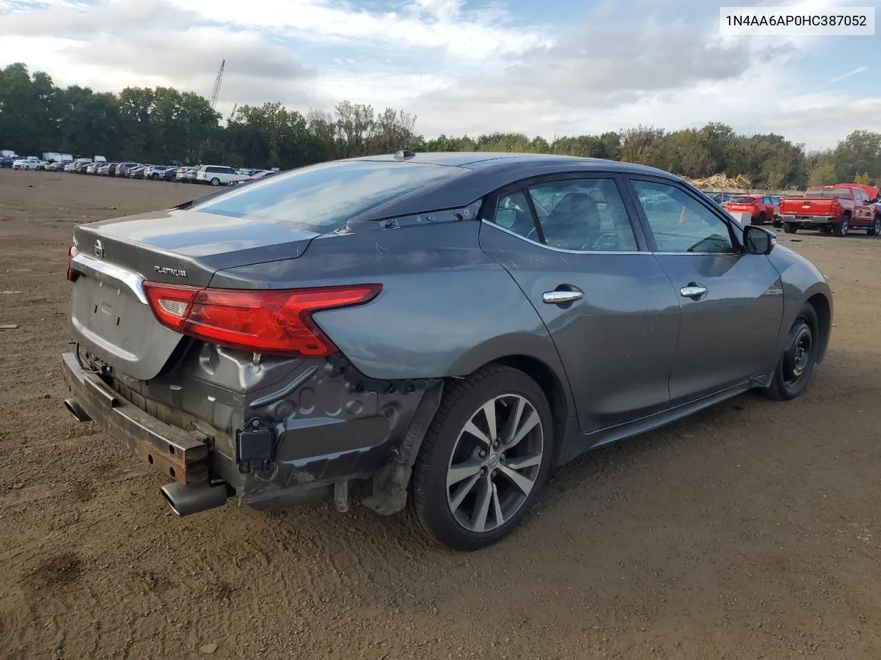 2017 Nissan Maxima 3.5S VIN: 1N4AA6AP0HC387052 Lot: 73694474