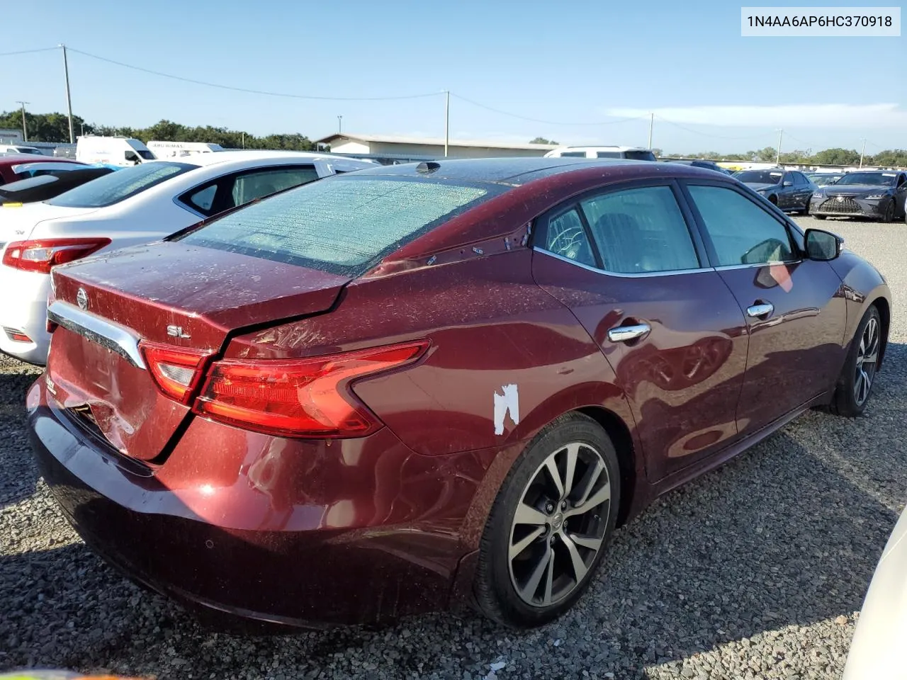 2017 Nissan Maxima 3.5S VIN: 1N4AA6AP6HC370918 Lot: 73810894