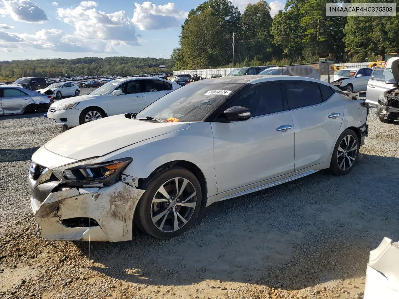 2017 Nissan Maxima 3.5S VIN: 1N4AA6AP4HC375308 Lot: 74014524