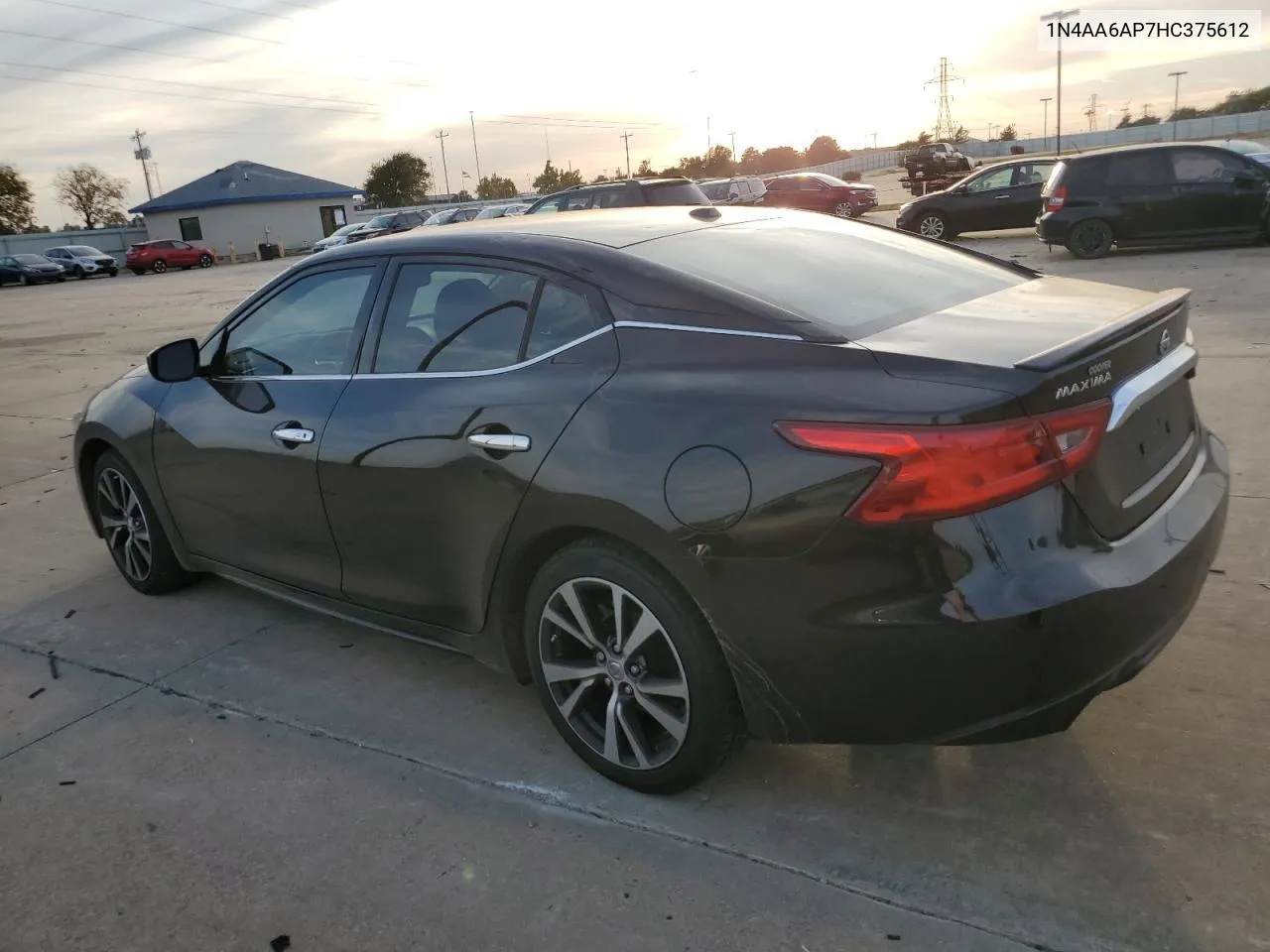 2017 Nissan Maxima 3.5S VIN: 1N4AA6AP7HC375612 Lot: 74142704