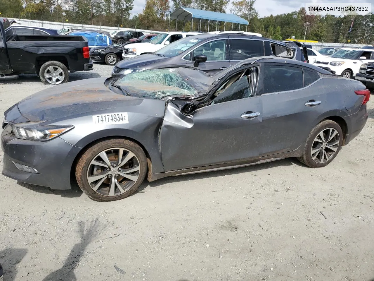 2017 Nissan Maxima 3.5S VIN: 1N4AA6AP3HC437832 Lot: 74174934