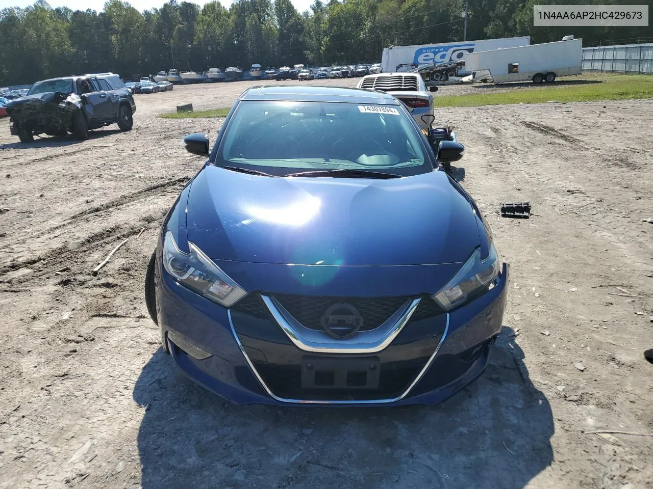 1N4AA6AP2HC429673 2017 Nissan Maxima 3.5S