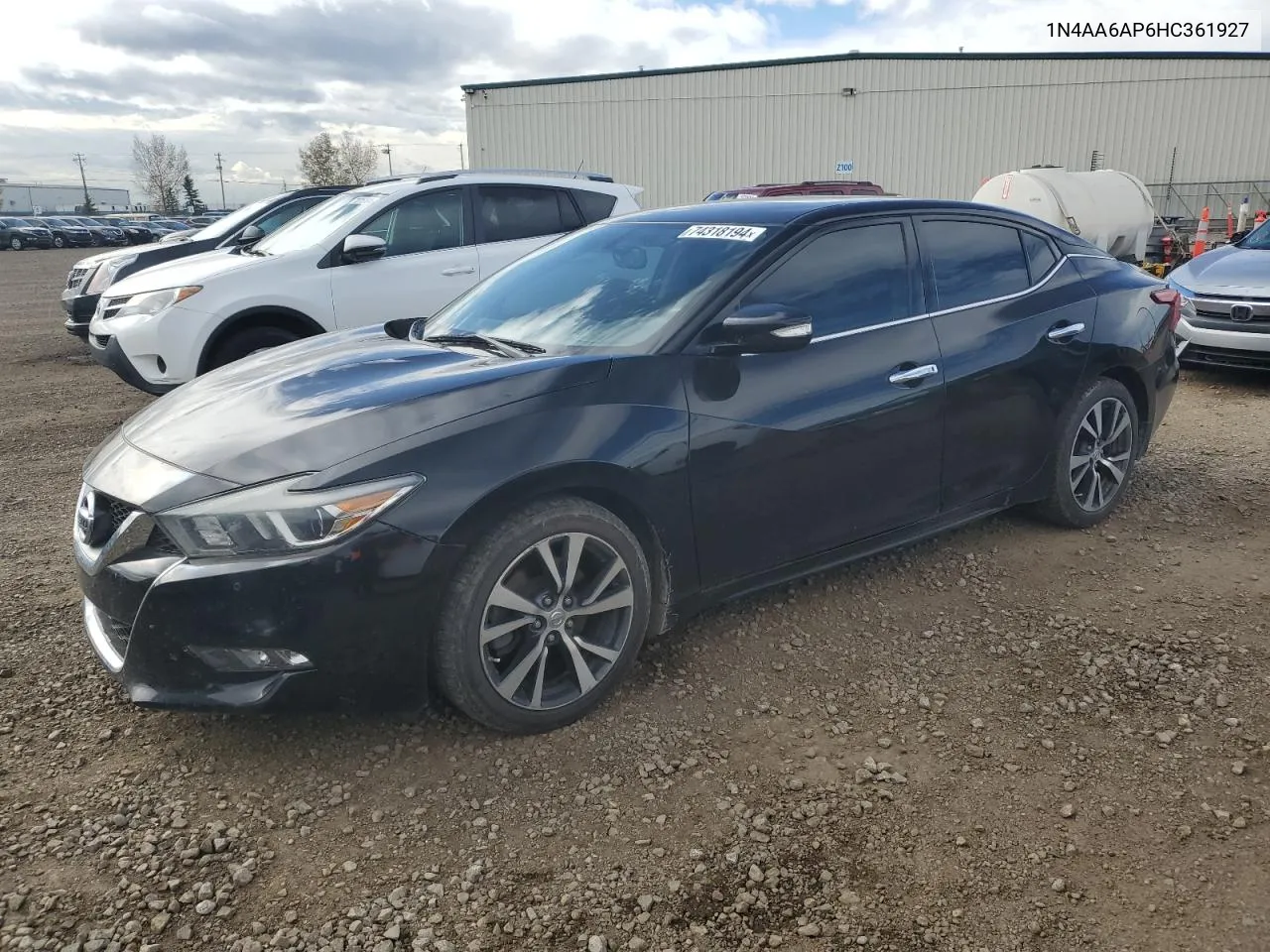 2017 Nissan Maxima 3.5S VIN: 1N4AA6AP6HC361927 Lot: 74318194