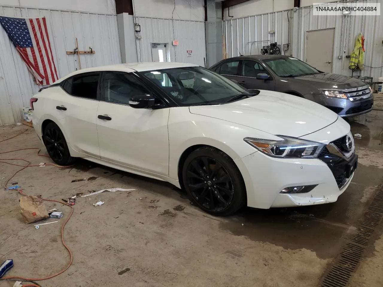 2017 Nissan Maxima 3.5S VIN: 1N4AA6AP0HC404884 Lot: 74496084