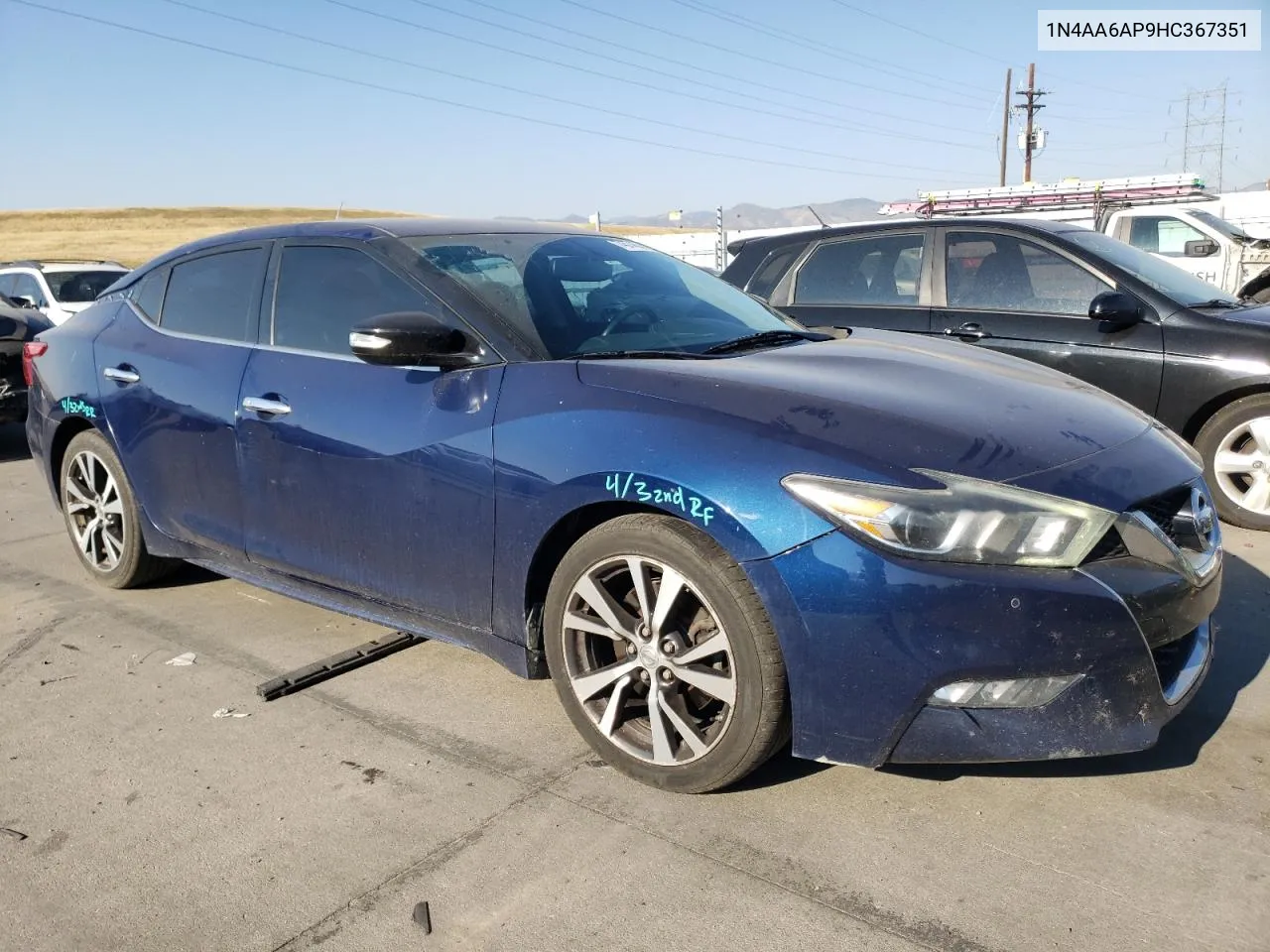 2017 Nissan Maxima 3.5S VIN: 1N4AA6AP9HC367351 Lot: 74574574