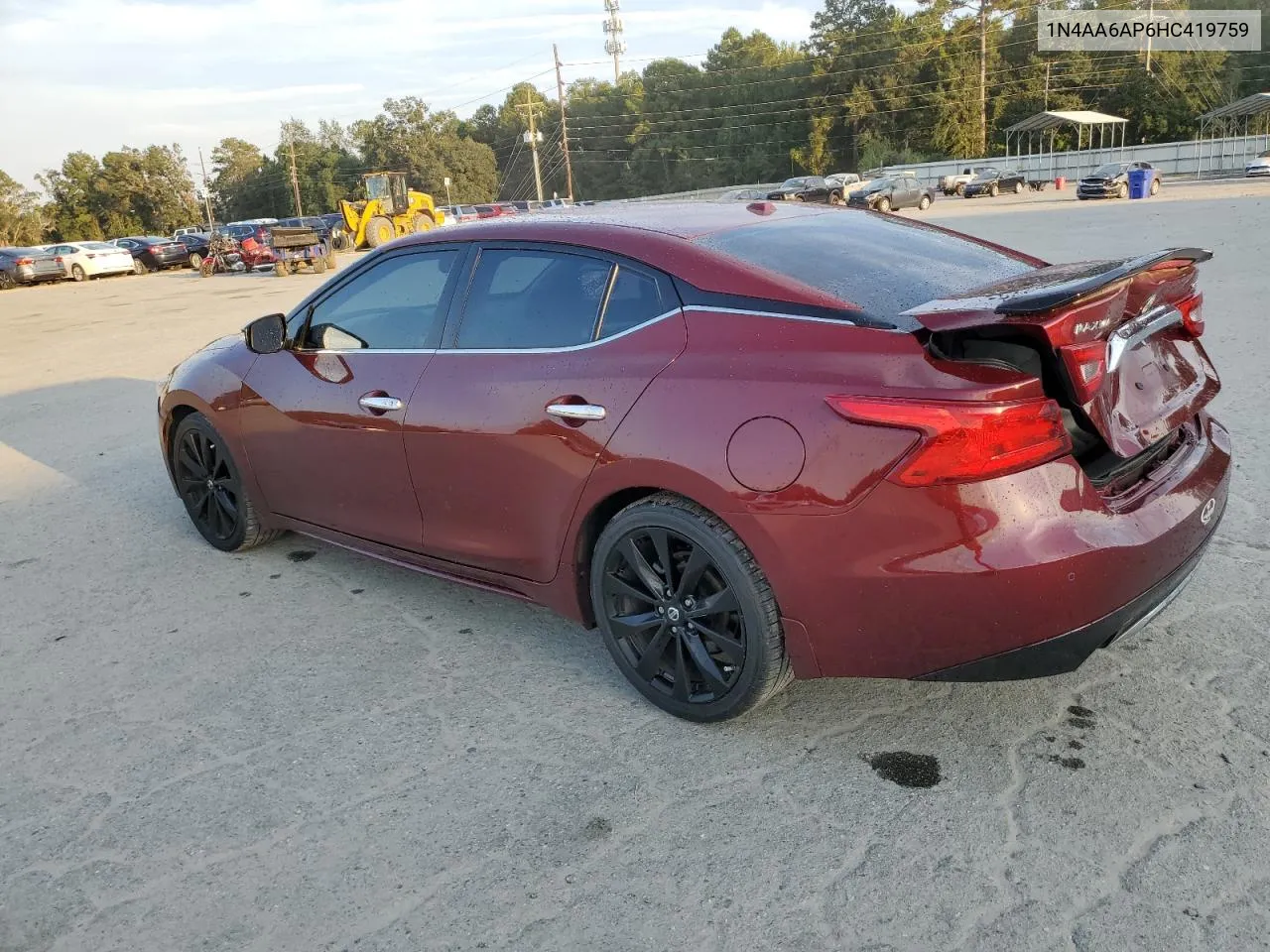 2017 Nissan Maxima 3.5S VIN: 1N4AA6AP6HC419759 Lot: 74662894