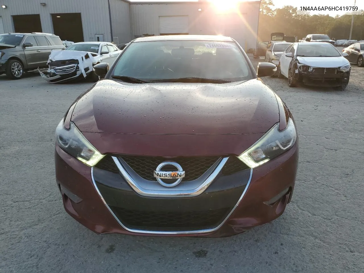 2017 Nissan Maxima 3.5S VIN: 1N4AA6AP6HC419759 Lot: 74662894