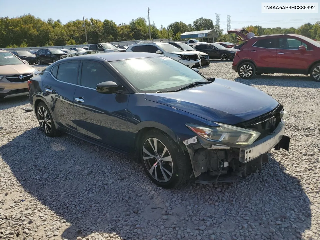 2017 Nissan Maxima 3.5S VIN: 1N4AA6AP3HC385392 Lot: 74723764