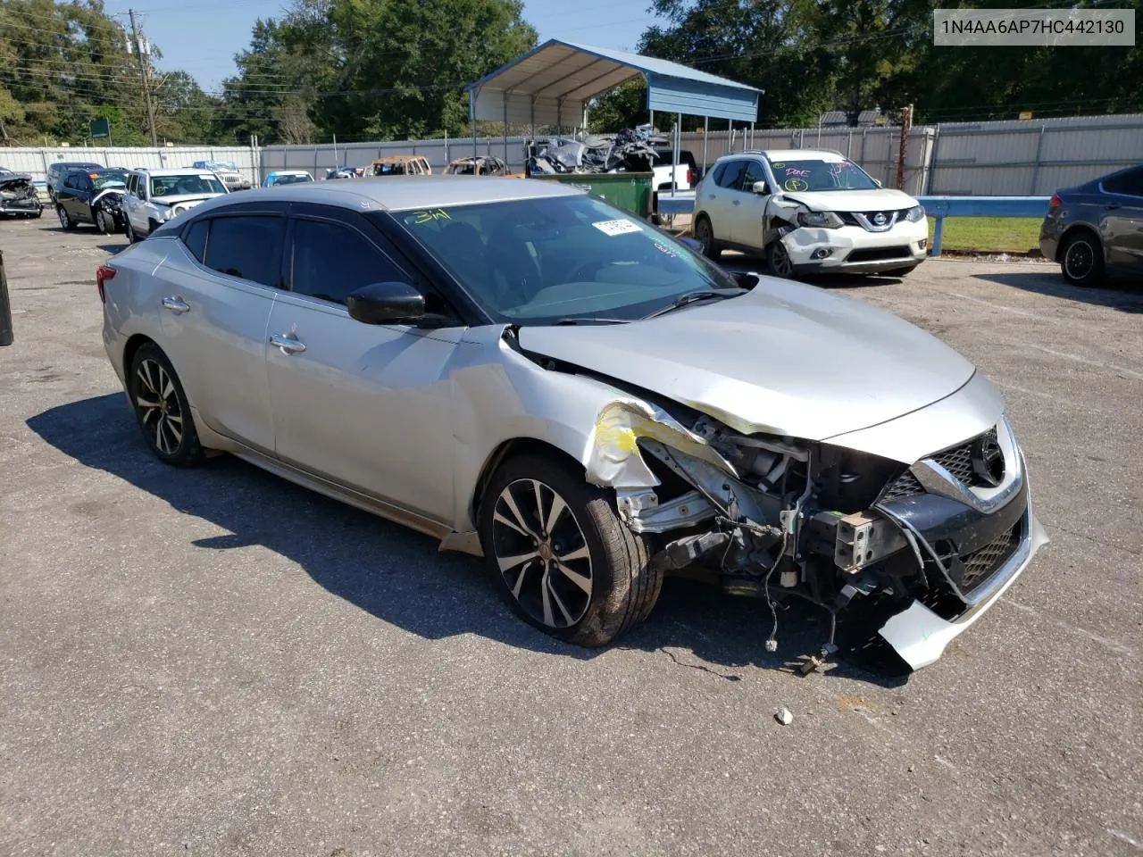 2017 Nissan Maxima 3.5S VIN: 1N4AA6AP7HC442130 Lot: 74795744