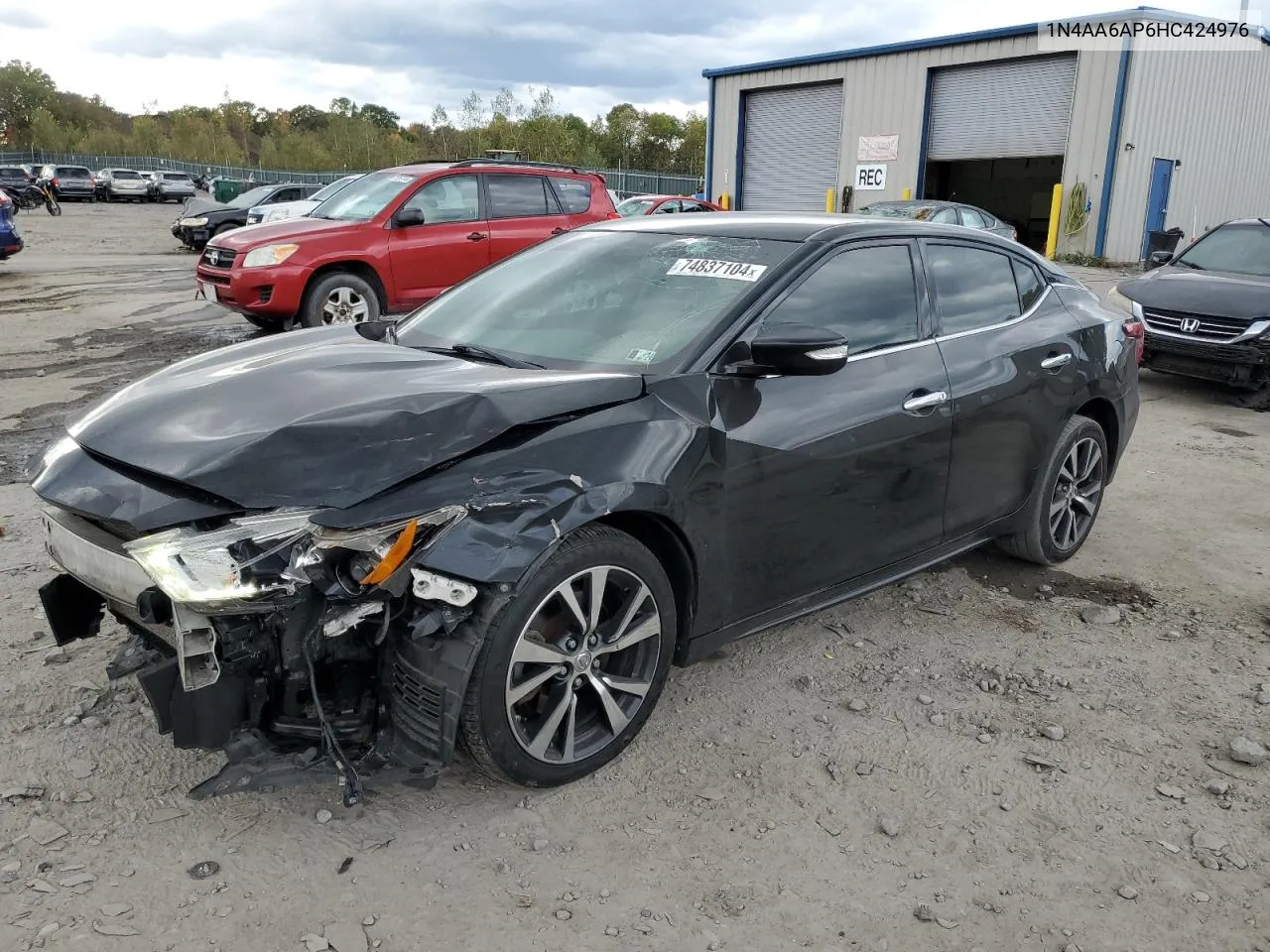 2017 Nissan Maxima 3.5S VIN: 1N4AA6AP6HC424976 Lot: 74837104