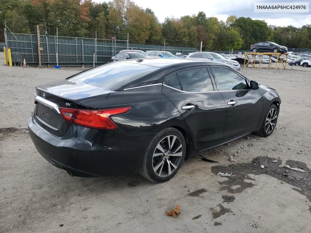 2017 Nissan Maxima 3.5S VIN: 1N4AA6AP6HC424976 Lot: 74837104