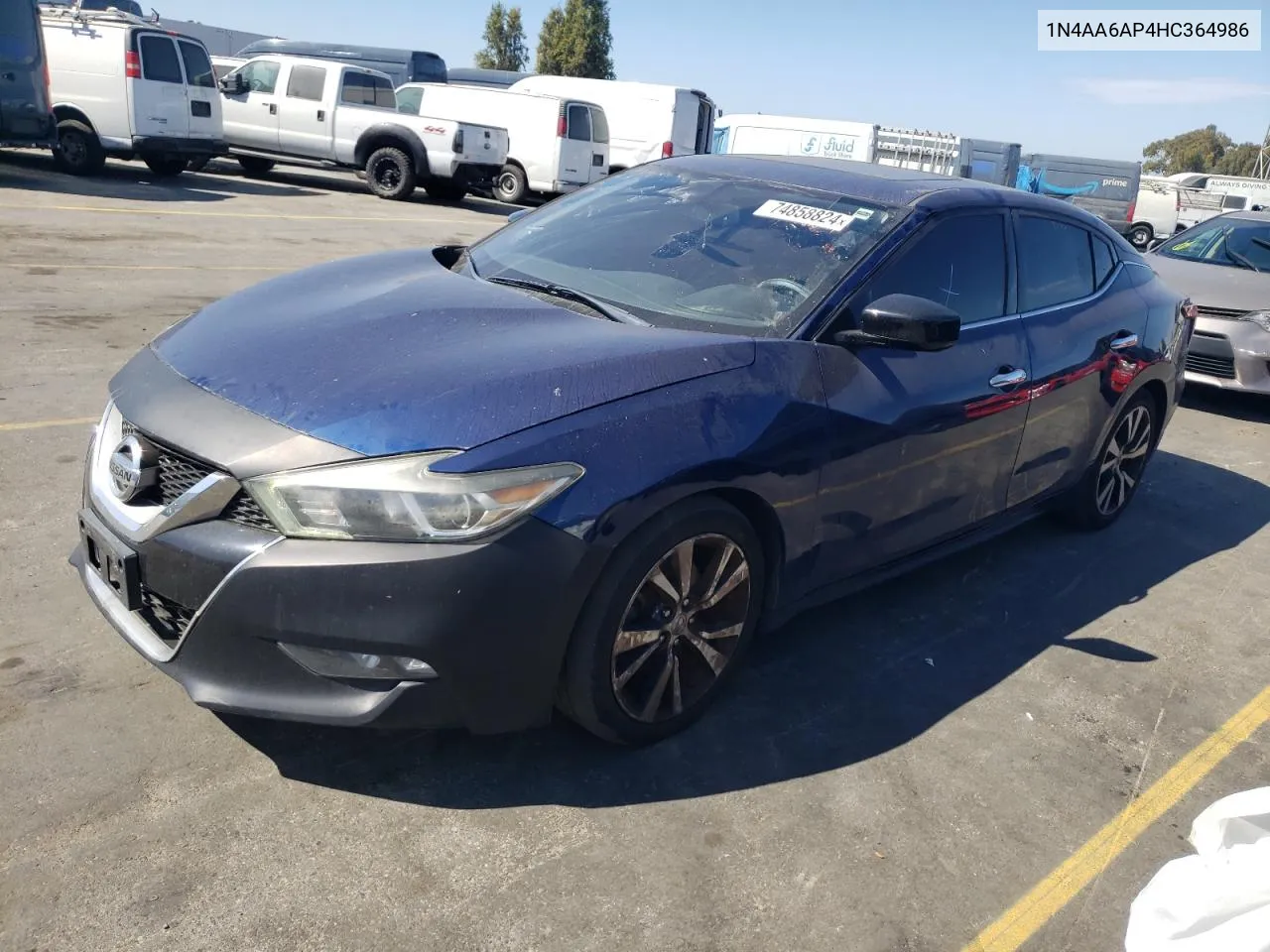 2017 Nissan Maxima 3.5S VIN: 1N4AA6AP4HC364986 Lot: 74858824