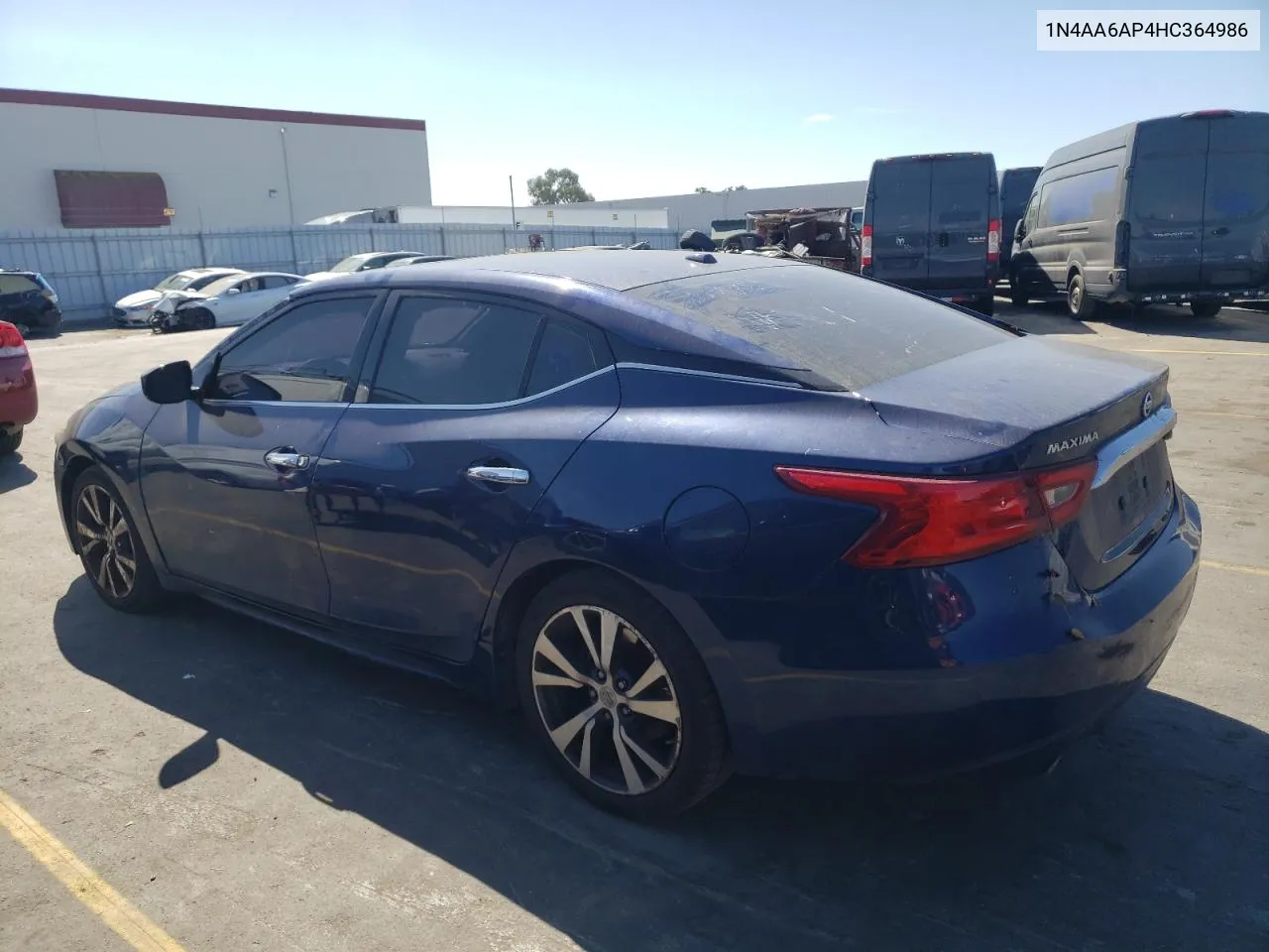 2017 Nissan Maxima 3.5S VIN: 1N4AA6AP4HC364986 Lot: 74858824