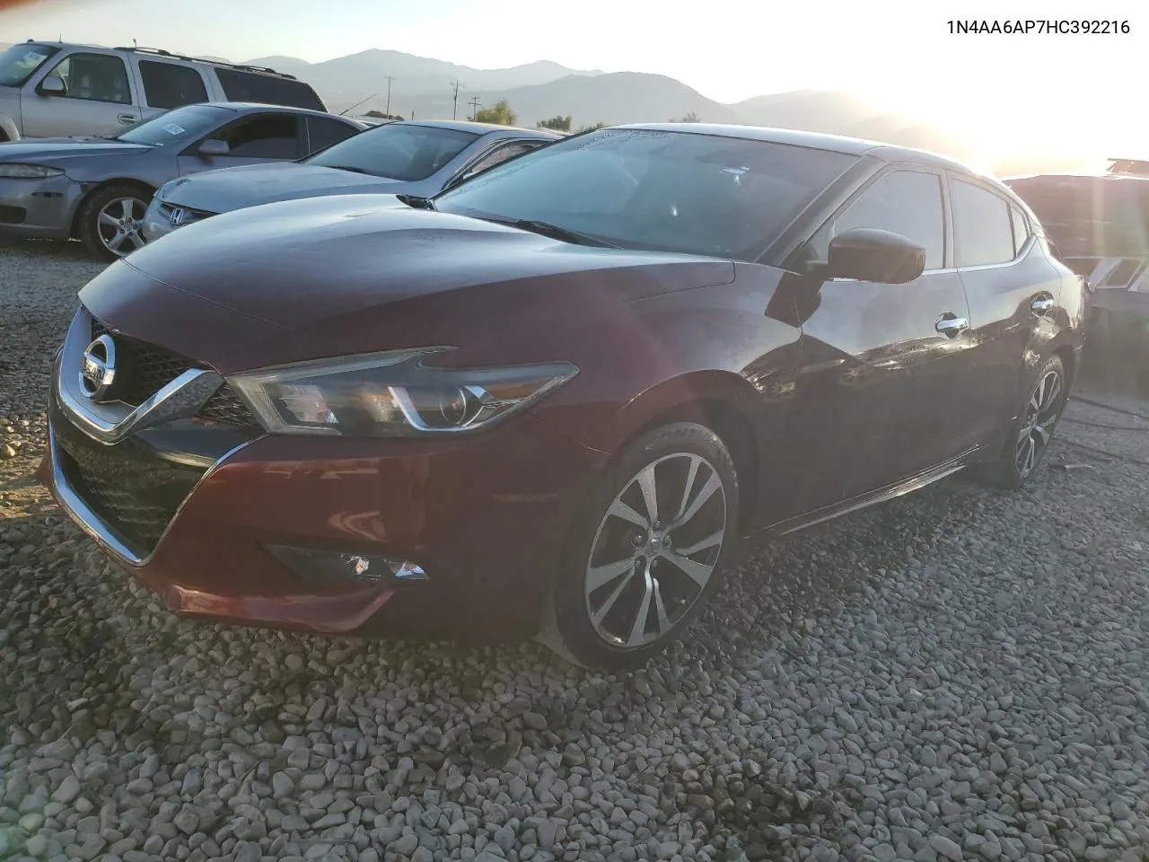 2017 Nissan Maxima 3.5S VIN: 1N4AA6AP7HC392216 Lot: 75000634