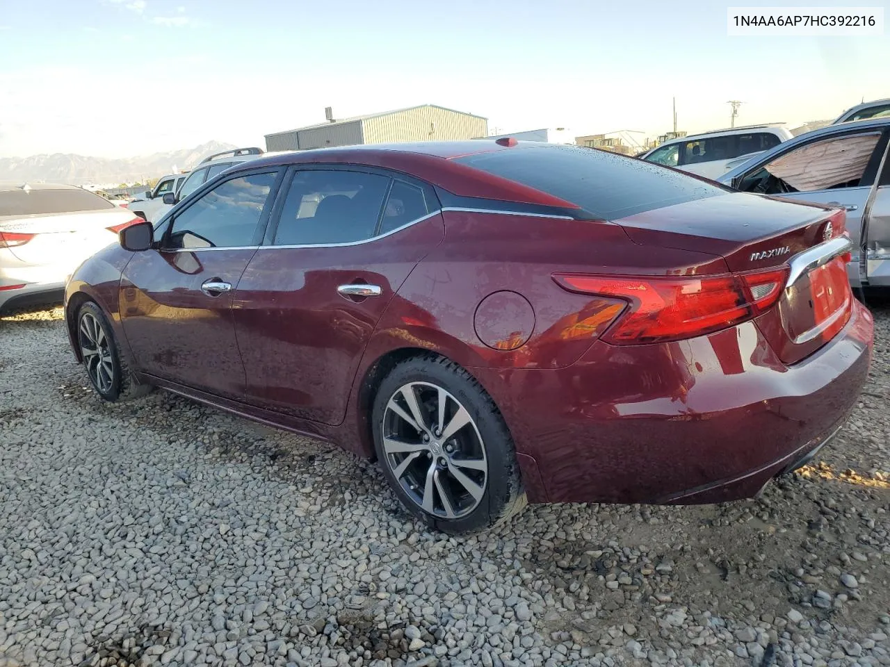 2017 Nissan Maxima 3.5S VIN: 1N4AA6AP7HC392216 Lot: 75000634