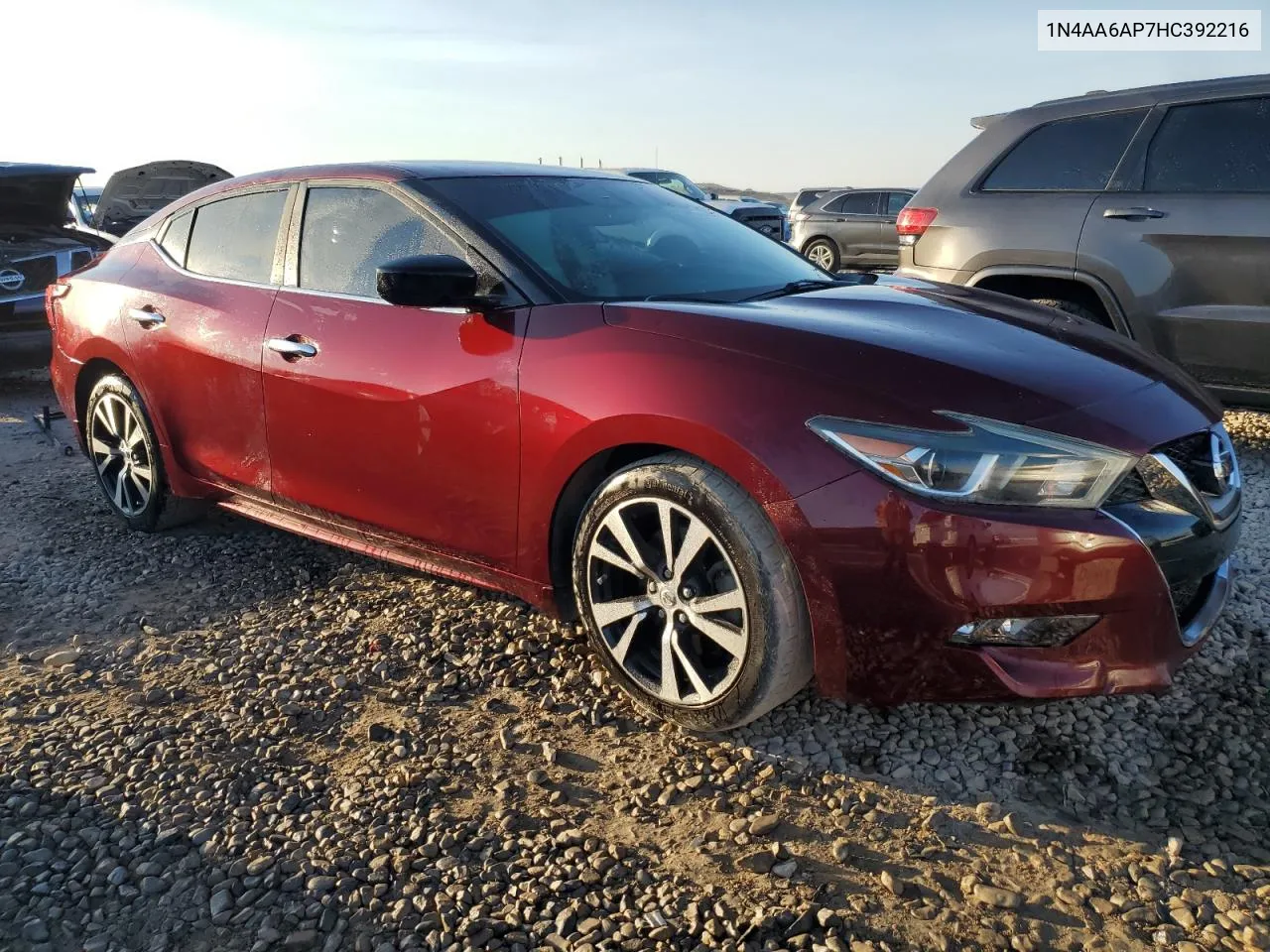 2017 Nissan Maxima 3.5S VIN: 1N4AA6AP7HC392216 Lot: 75000634