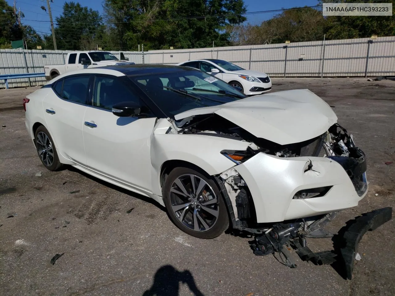 2017 Nissan Maxima 3.5S VIN: 1N4AA6AP1HC393233 Lot: 75050704