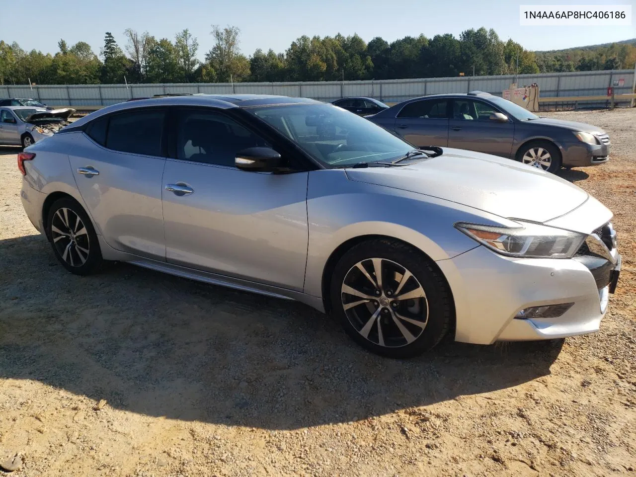 2017 Nissan Maxima 3.5S VIN: 1N4AA6AP8HC406186 Lot: 75055794