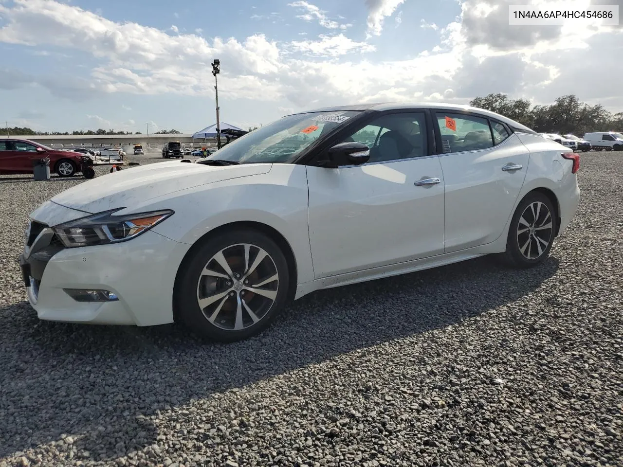 2017 Nissan Maxima 3.5S VIN: 1N4AA6AP4HC454686 Lot: 75138554