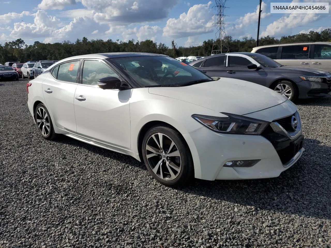 2017 Nissan Maxima 3.5S VIN: 1N4AA6AP4HC454686 Lot: 75138554