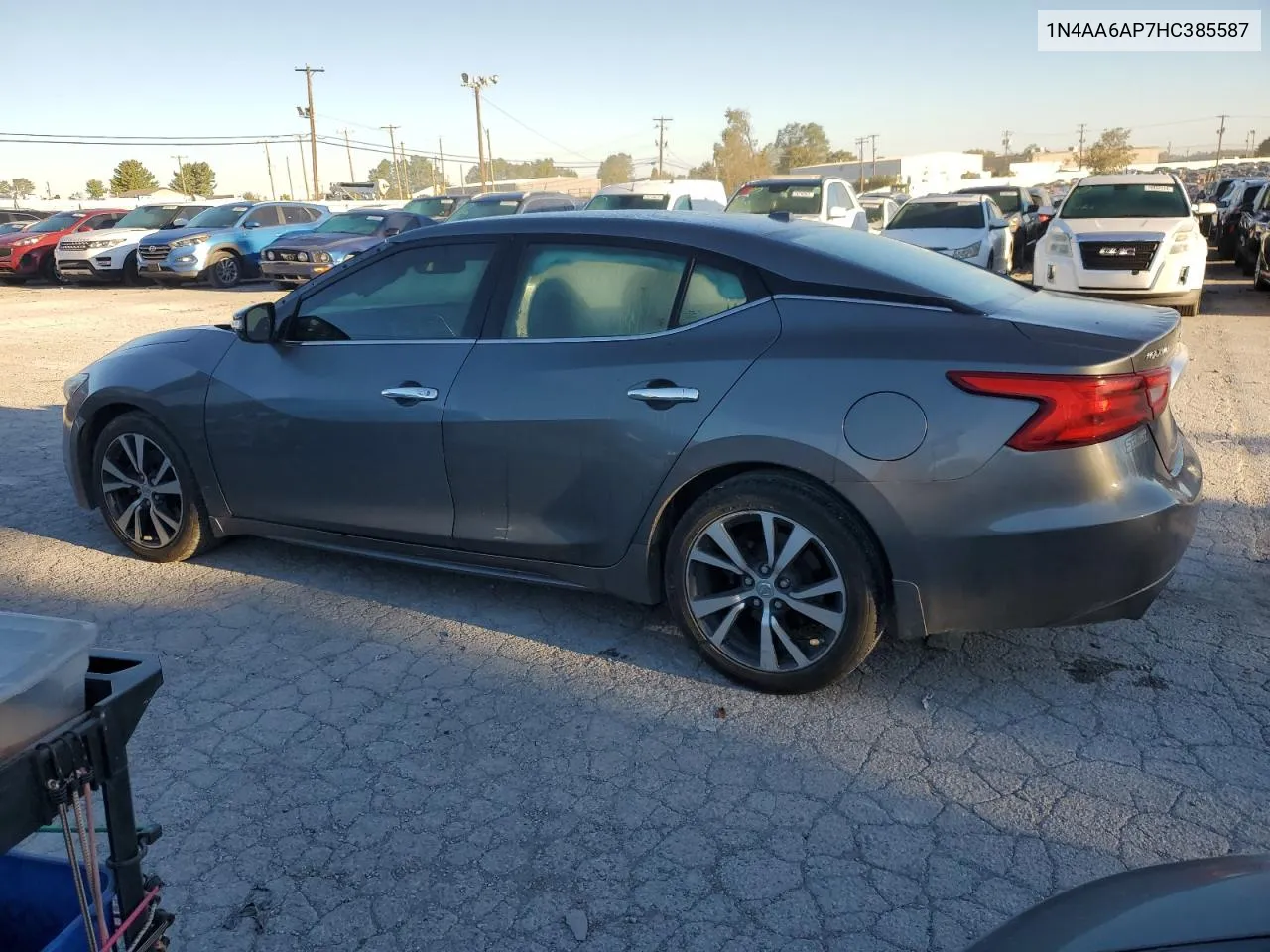 2017 Nissan Maxima 3.5S VIN: 1N4AA6AP7HC385587 Lot: 75361794