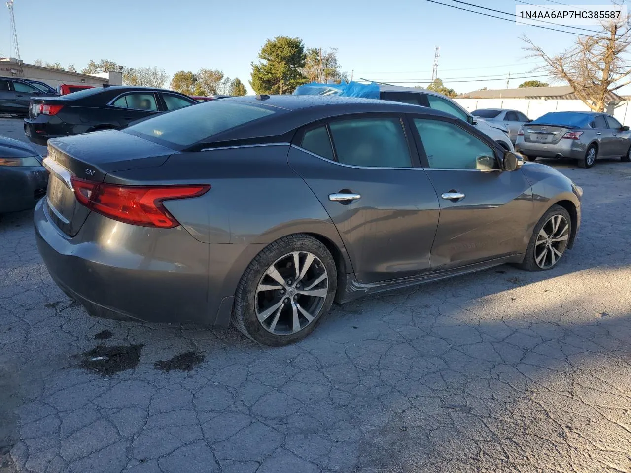 2017 Nissan Maxima 3.5S VIN: 1N4AA6AP7HC385587 Lot: 75361794