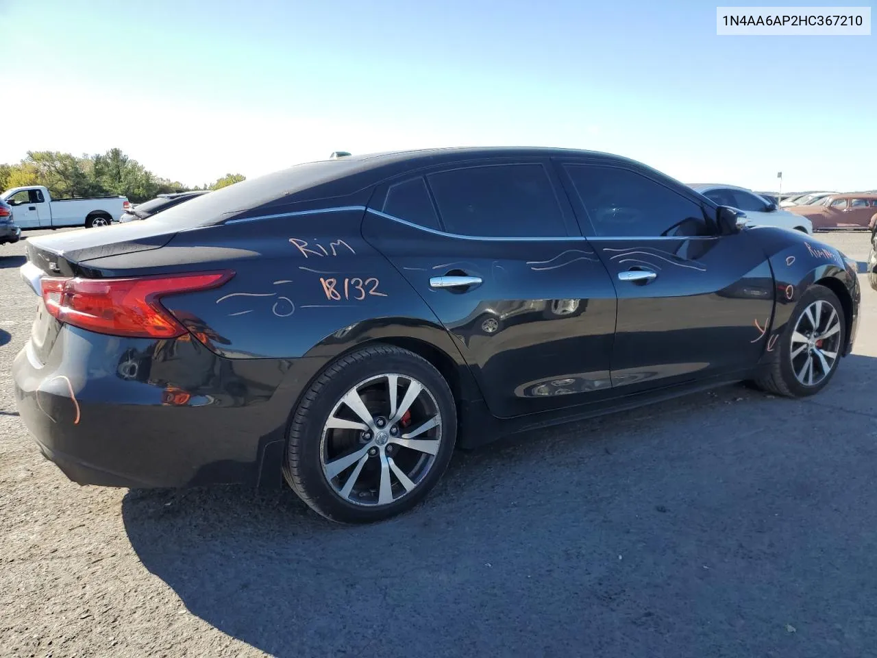 2017 Nissan Maxima 3.5S VIN: 1N4AA6AP2HC367210 Lot: 75795284