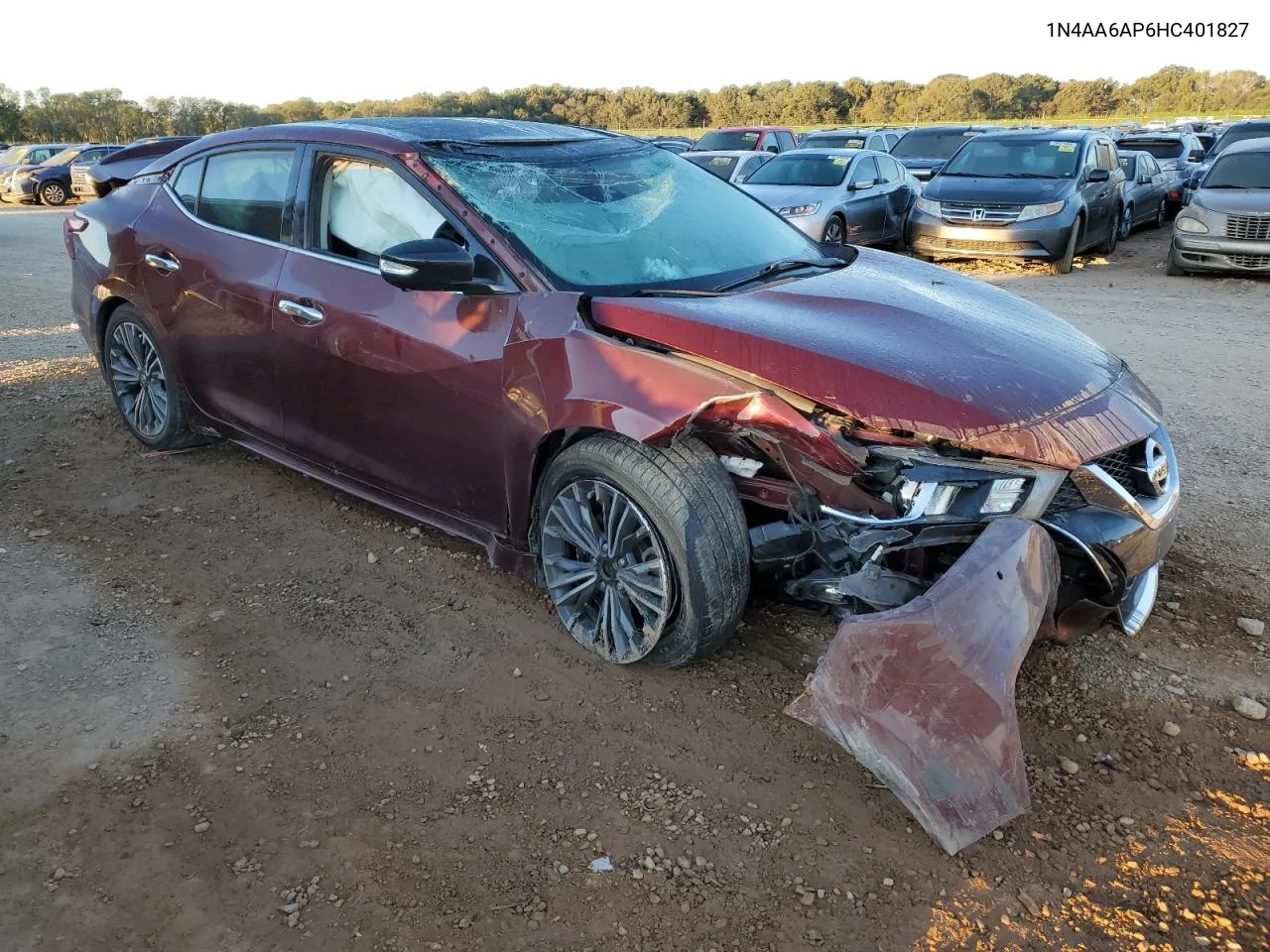 2017 Nissan Maxima 3.5S VIN: 1N4AA6AP6HC401827 Lot: 75906684