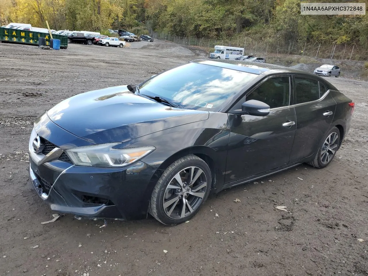 2017 Nissan Maxima 3.5S VIN: 1N4AA6APXHC372848 Lot: 76043244