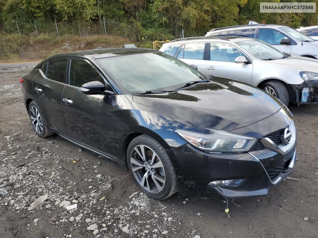 2017 Nissan Maxima 3.5S VIN: 1N4AA6APXHC372848 Lot: 76043244