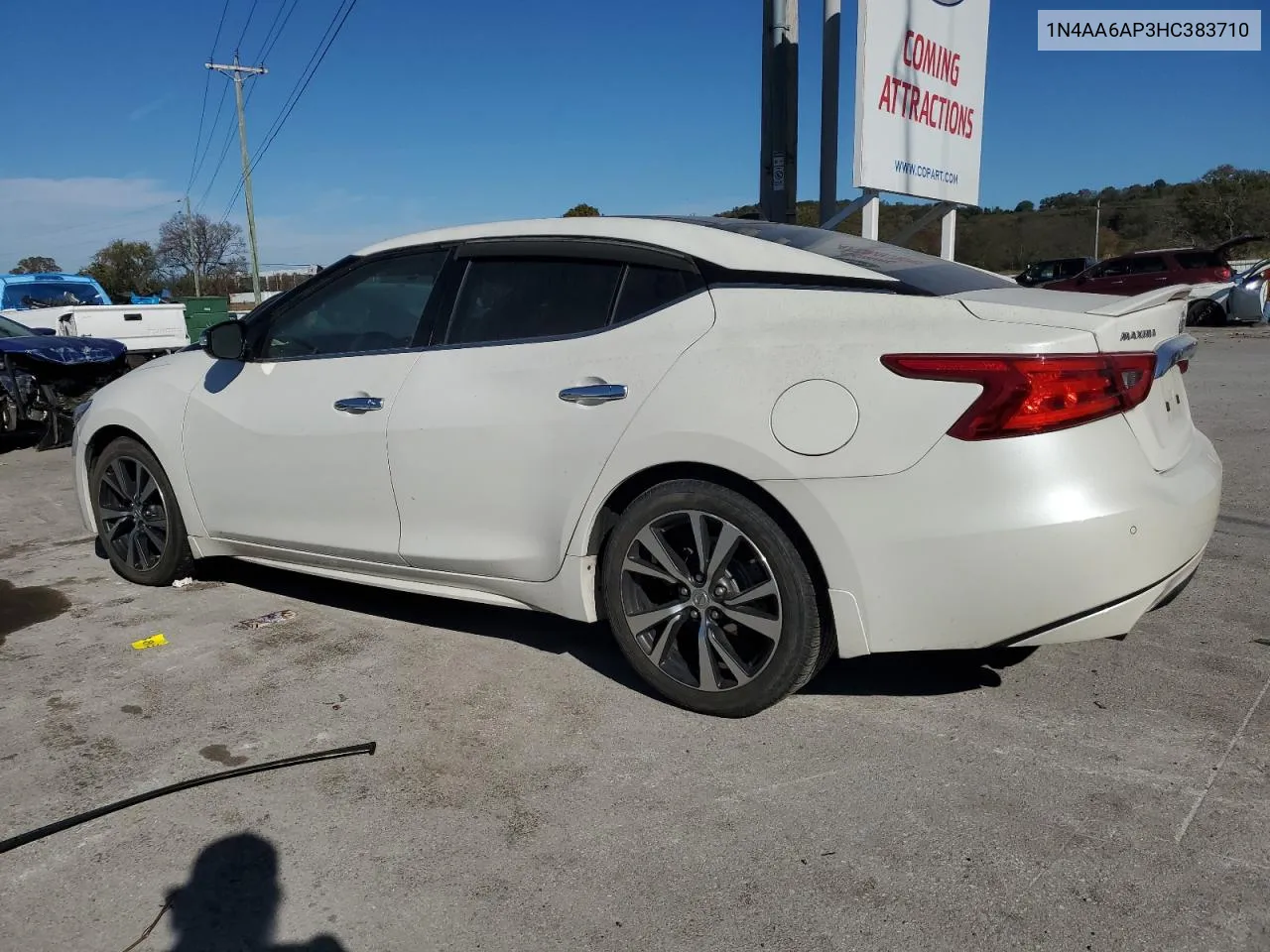 2017 Nissan Maxima 3.5S VIN: 1N4AA6AP3HC383710 Lot: 76233144