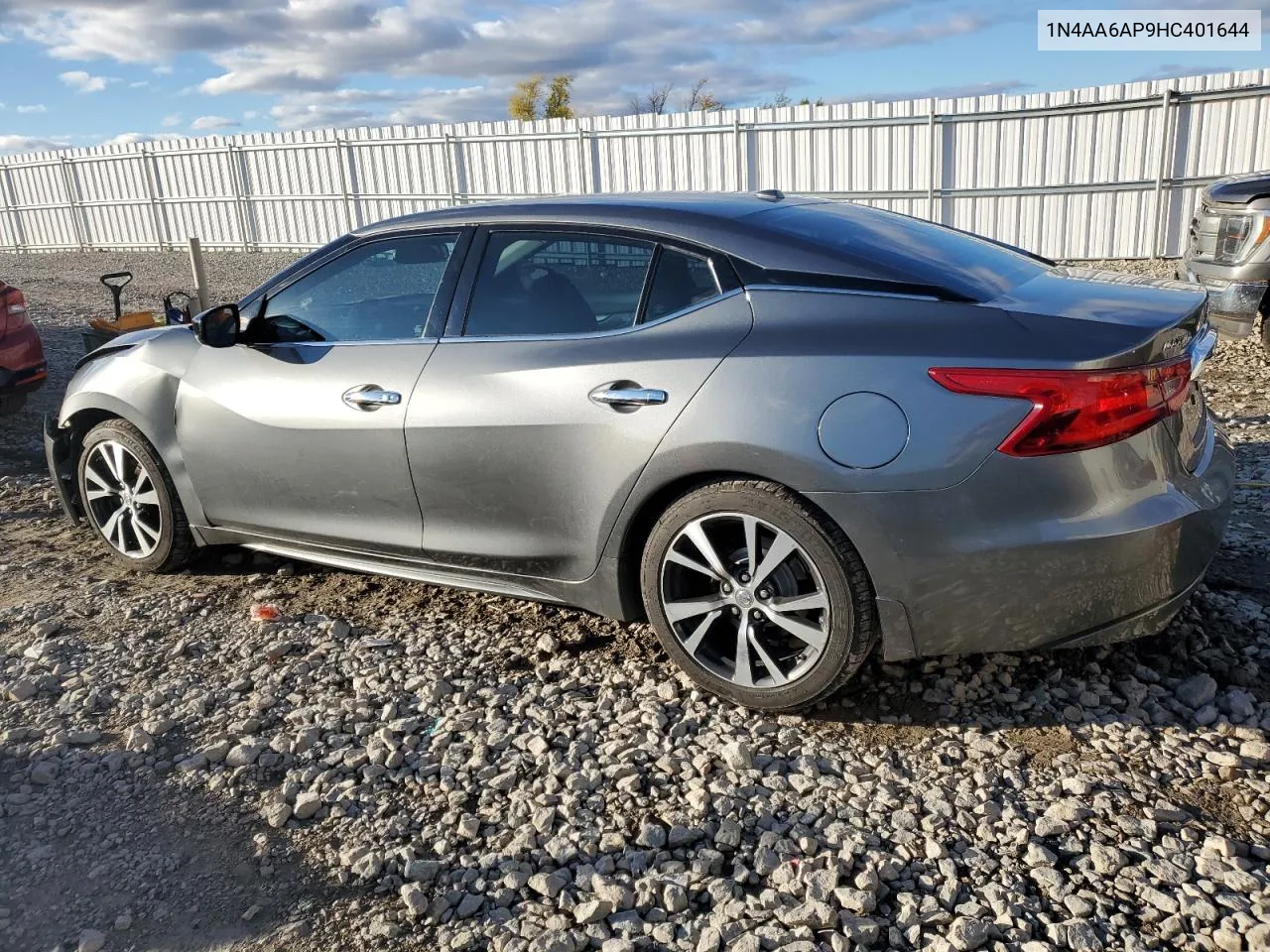 2017 Nissan Maxima 3.5S VIN: 1N4AA6AP9HC401644 Lot: 76288024