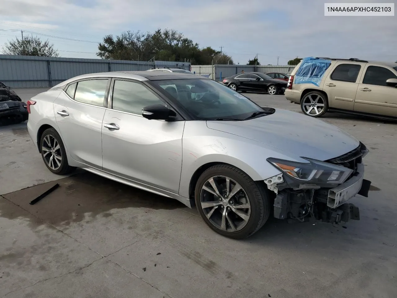 2017 Nissan Maxima 3.5S VIN: 1N4AA6APXHC452103 Lot: 76416084