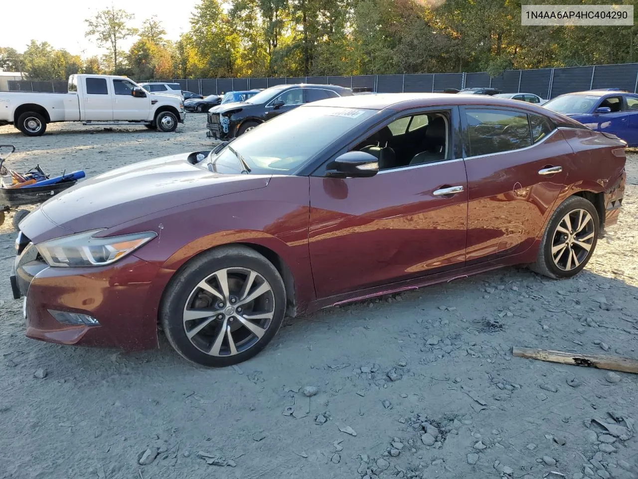 2017 Nissan Maxima 3.5S VIN: 1N4AA6AP4HC404290 Lot: 76607384