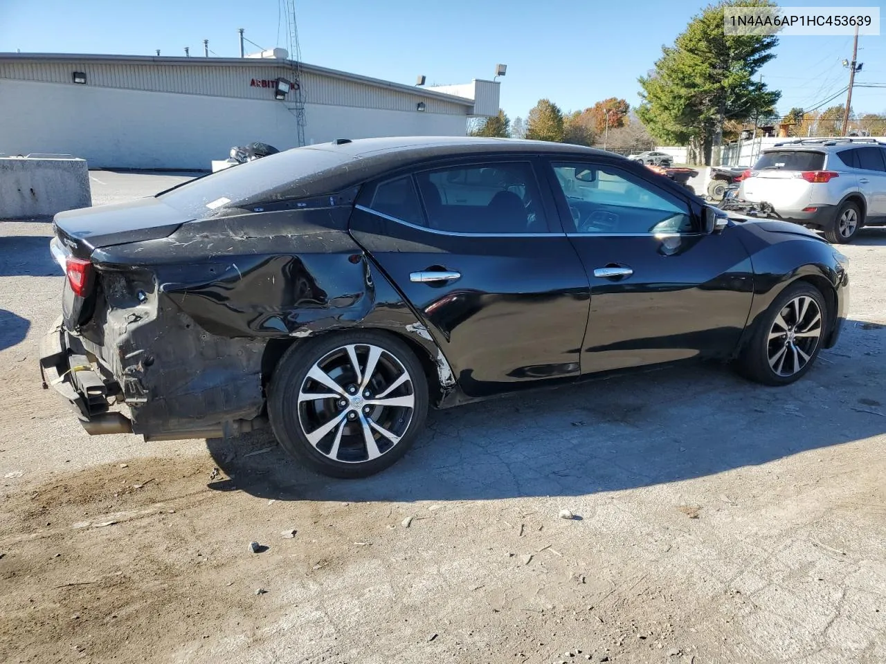 2017 Nissan Maxima 3.5S VIN: 1N4AA6AP1HC453639 Lot: 76868374