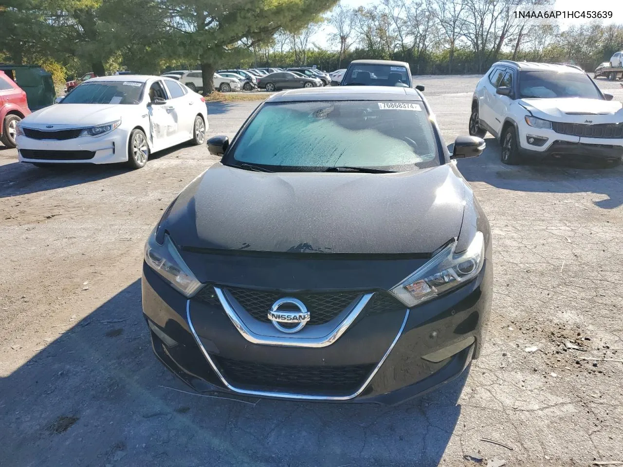 2017 Nissan Maxima 3.5S VIN: 1N4AA6AP1HC453639 Lot: 76868374