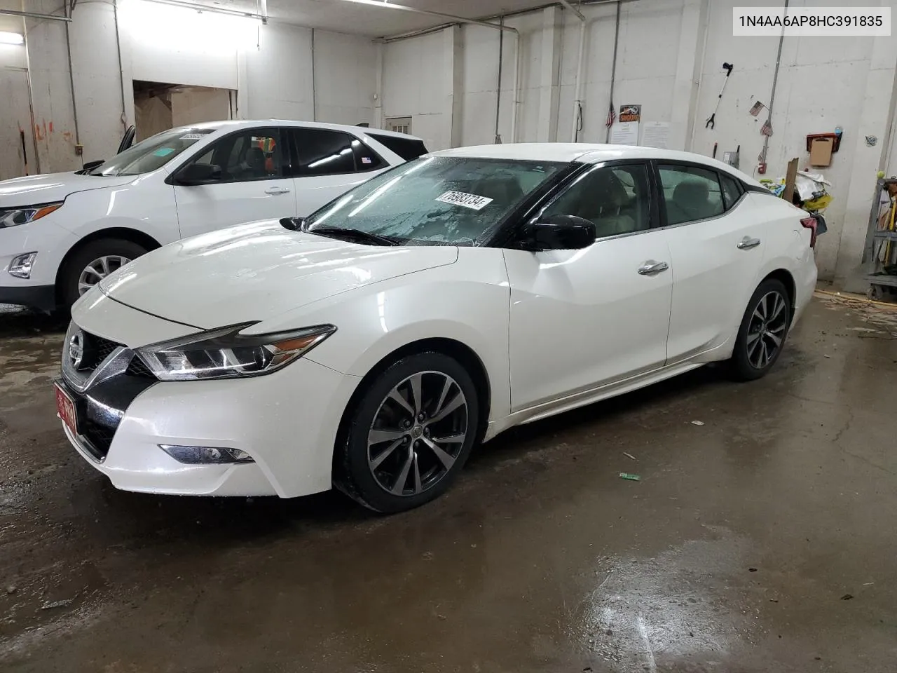 2017 Nissan Maxima 3.5S VIN: 1N4AA6AP8HC391835 Lot: 76983734