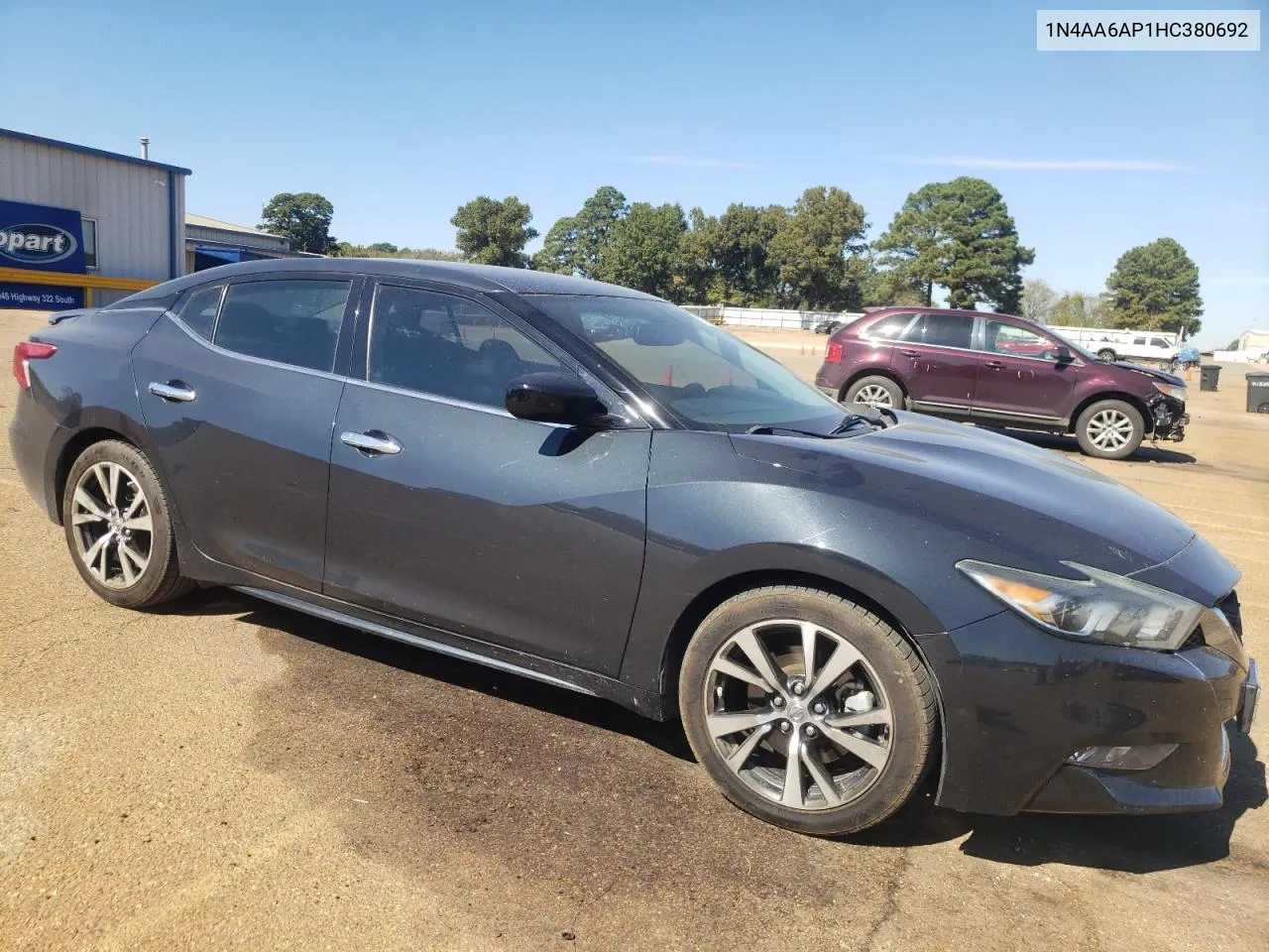 2017 Nissan Maxima 3.5S VIN: 1N4AA6AP1HC380692 Lot: 77026064