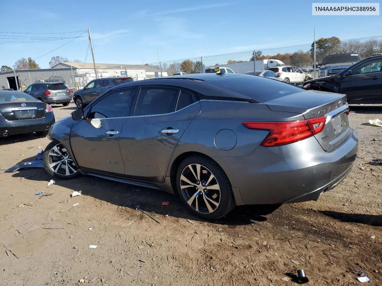 2017 Nissan Maxima 3.5S VIN: 1N4AA6AP5HC388956 Lot: 77043394