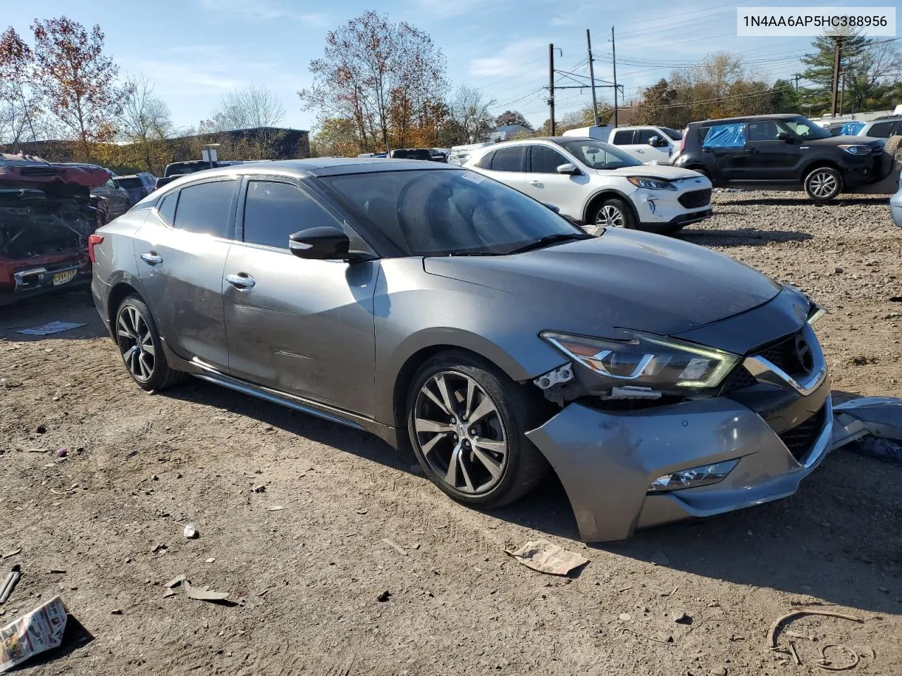 2017 Nissan Maxima 3.5S VIN: 1N4AA6AP5HC388956 Lot: 77043394