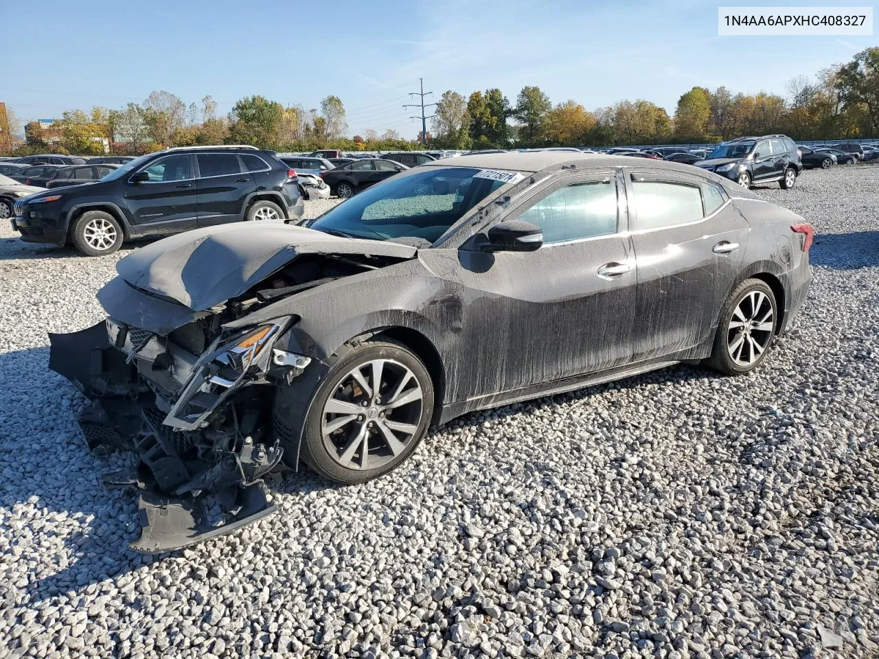 2017 Nissan Maxima 3.5S VIN: 1N4AA6APXHC408327 Lot: 77215014