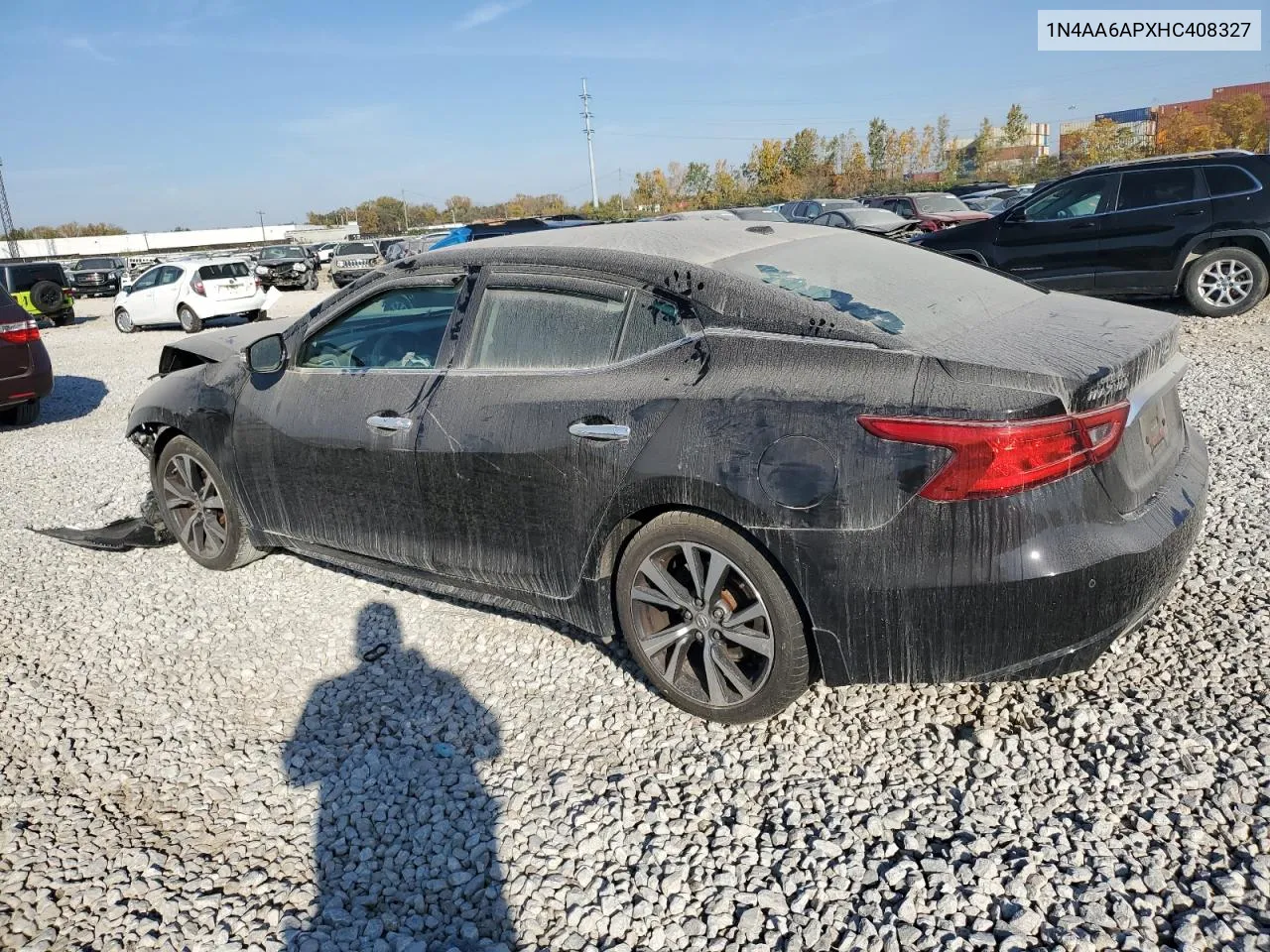 2017 Nissan Maxima 3.5S VIN: 1N4AA6APXHC408327 Lot: 77215014