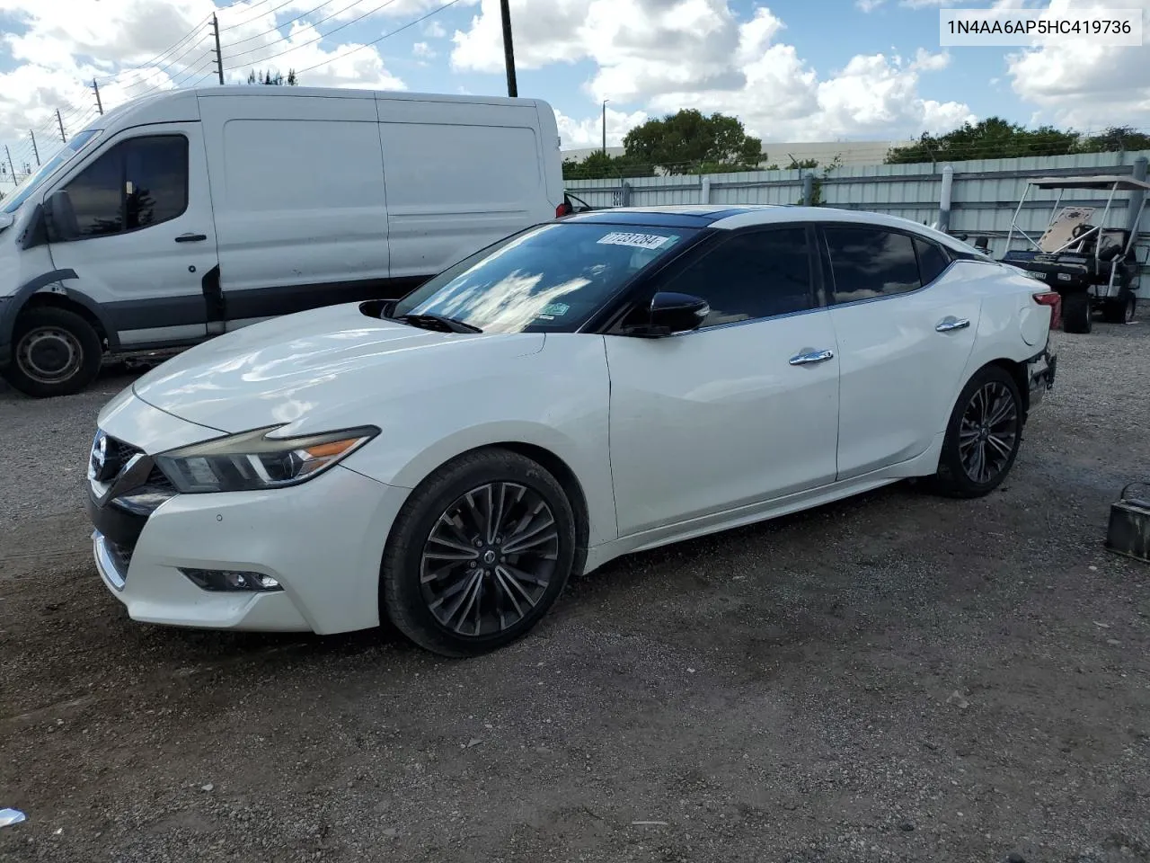 2017 Nissan Maxima 3.5S VIN: 1N4AA6AP5HC419736 Lot: 77231284